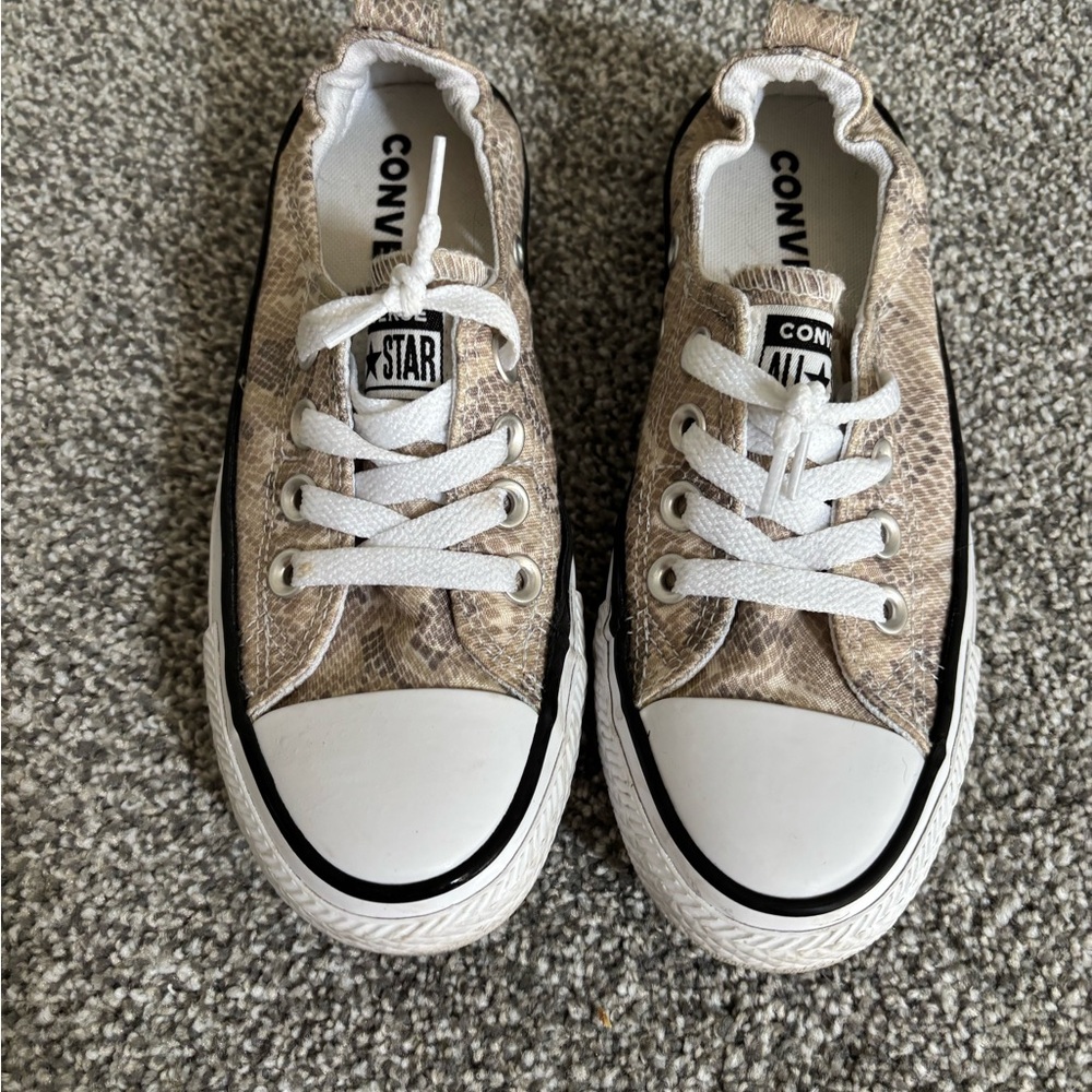 Converse Snakeskin Sneakers